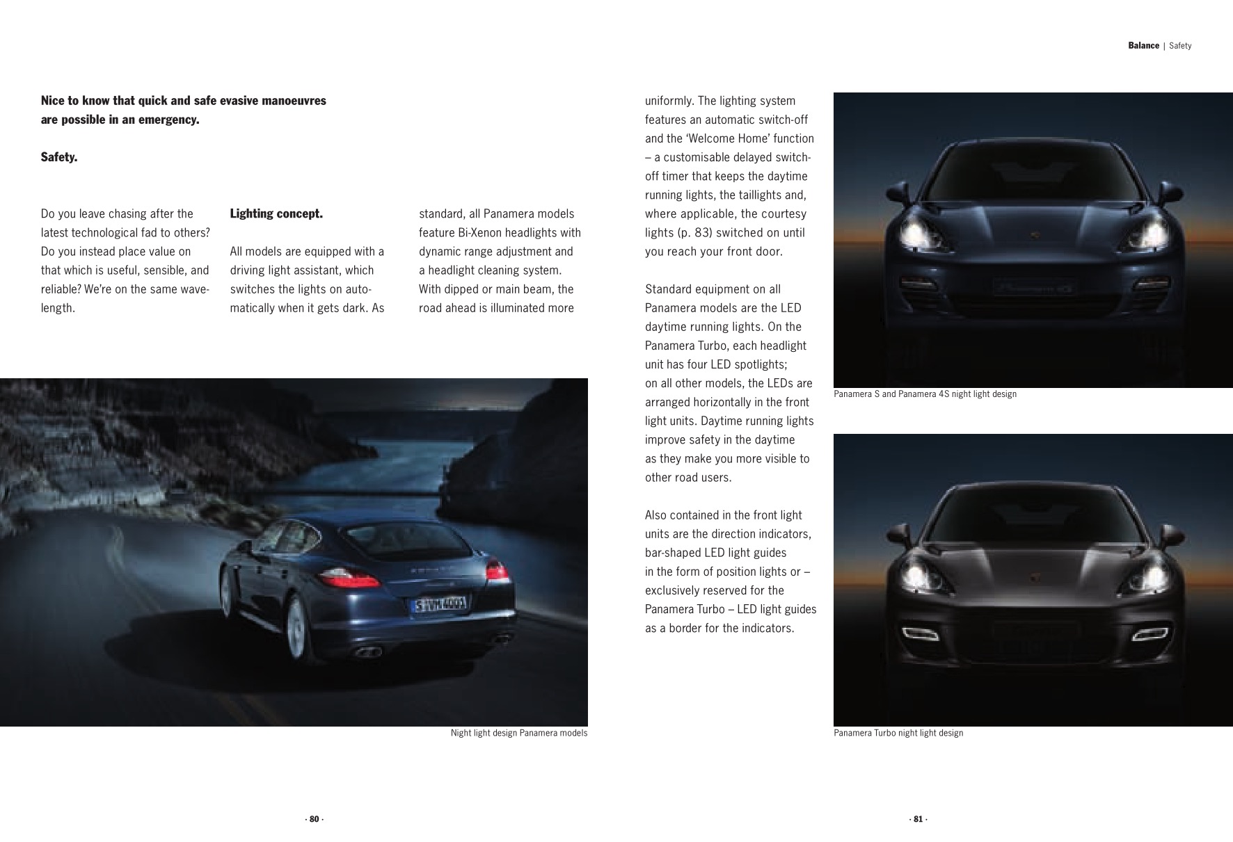 2010 Porsche Panamera Brochure Page 55